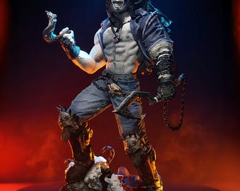 Cosmic Bounty Hunter 3D Print Figurine STL - Space Anti Hero 3D Print Figurine STL File