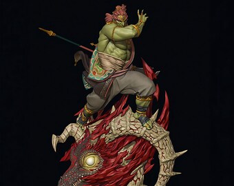 Demon King 3D Print Figurine | Dark Beast Warlord STL Model