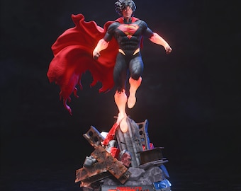 Absolute Power Titan STL | 3D Print Figurine Cosmic Muscle Hero | Printable Stl Ultra Strength Model | Display Colossus
