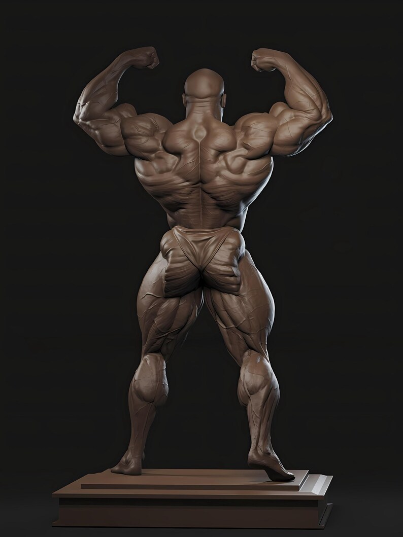 Legendary Muscle King STL | 3D Print Figurine Extreme Bodybuilder ...