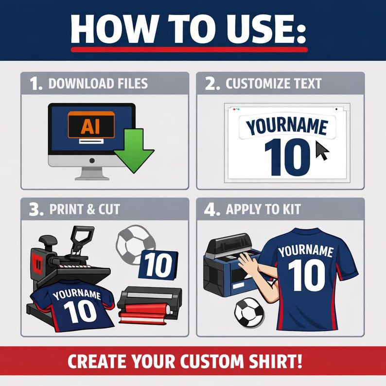R Madrid 2013-2014 Nameset AI File - Retro Font - Instant Download image 3