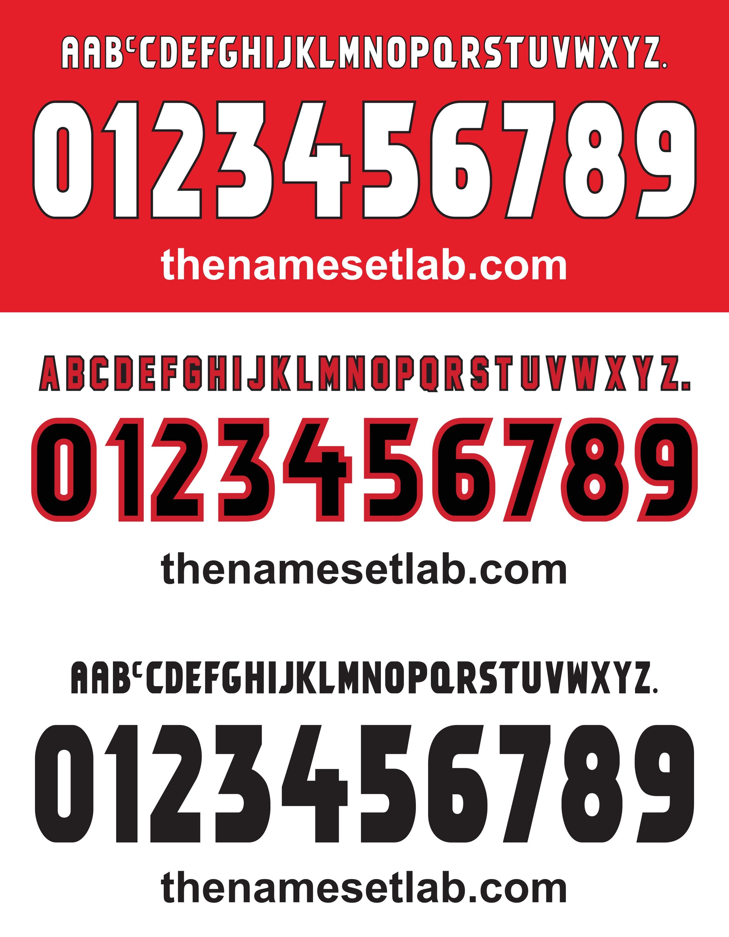 Manchester United Fonts - Etsy Norway