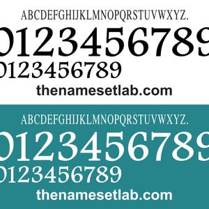 Germany 1996 Football Nameset AI File - Retro Font - Instant Download - Euro 1996
