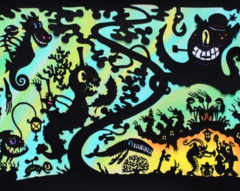 Reef Rascals (A4 silhouetprint)