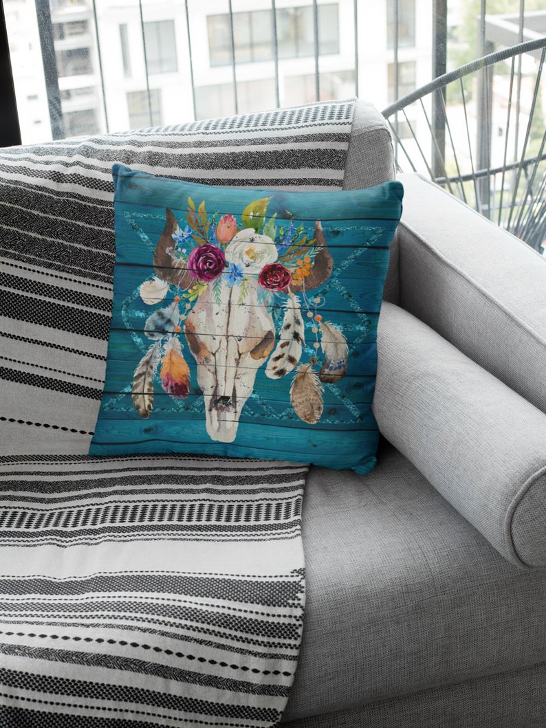 Boho Southwestern Pillow Home decor Rustic Glam Boho Chic Etsy