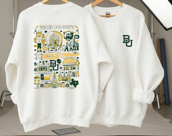 Custom College Hand Sketched Graphic Shirt, Personalized University Sweatshirt, Retro Alumni Gift