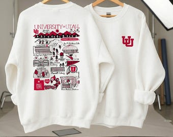 Custom College Hand Sketched Graphic Shirt, Personalized University Sweatshirt, GameDay Outfit