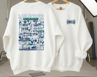 Custom College Hand Sketched Graphic Shirt, Personalized University Sweatshirt, GameDay Outfit