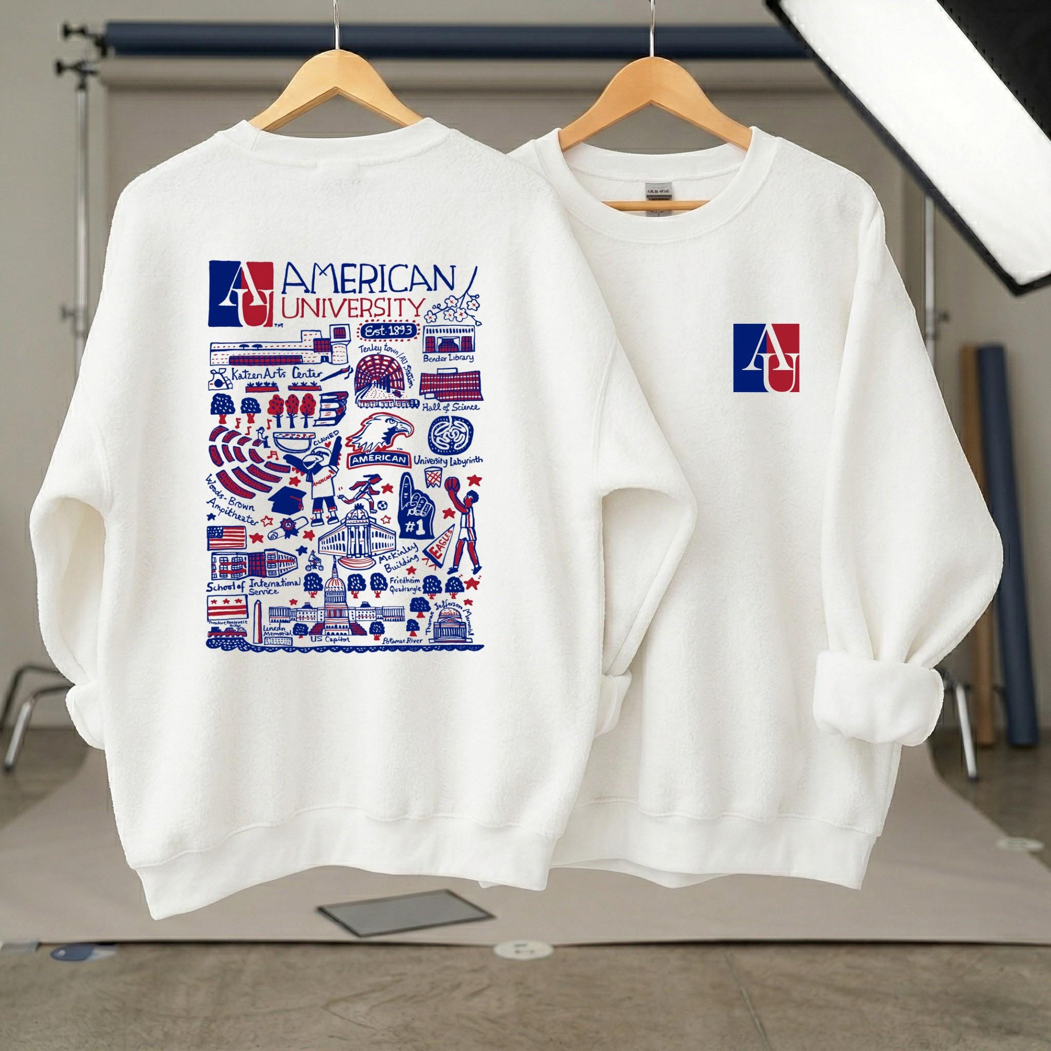 American University Sweatshirt - Etsy