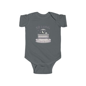 Pop Punk Baby Bodysuit | So Long and Good Night Emo Nursery Clothes image 6