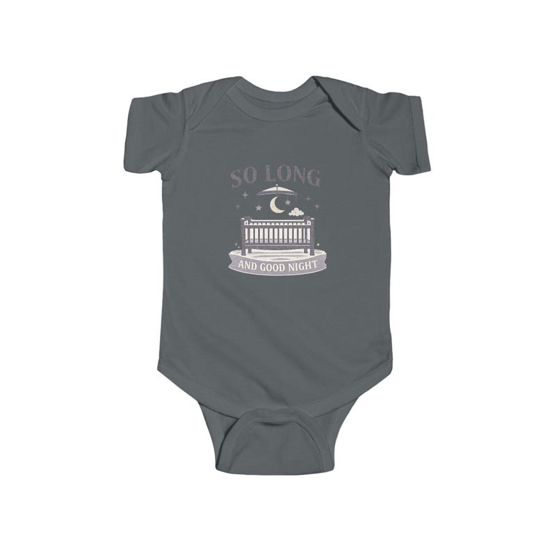 Pop Punk Baby Bodysuit | So Long and Good Night Emo Nursery Clothes image 6