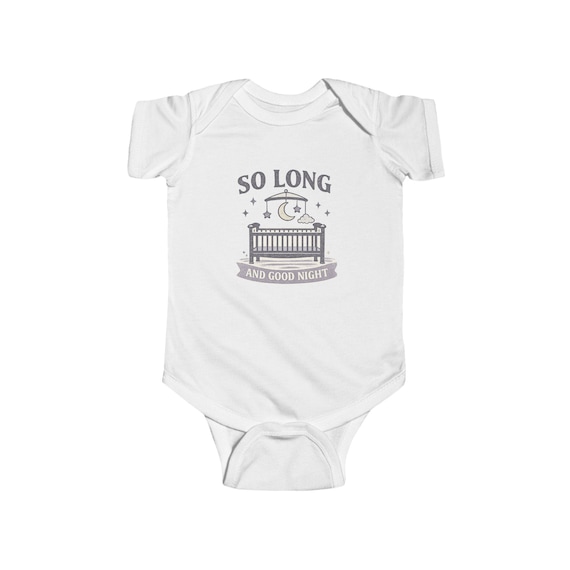 Pop Punk Baby Bodysuit | So Long and Good Night Emo Nursery Clothes