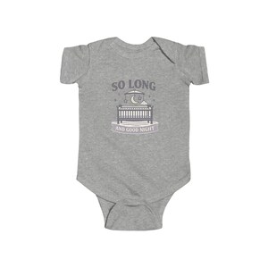 Pop Punk Baby Bodysuit | So Long and Good Night Emo Nursery Clothes image 3