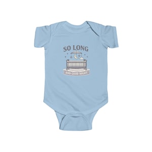 Pop Punk Baby Bodysuit | So Long and Good Night Emo Nursery Clothes image 5