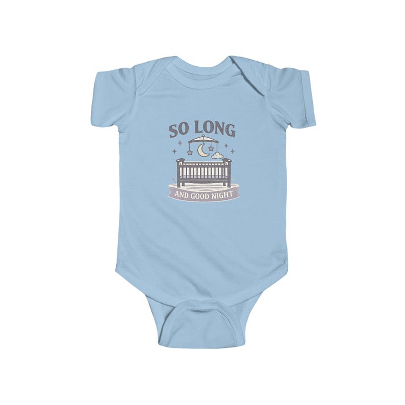 Pop Punk Baby Bodysuit | So Long and Good Night Emo Nursery Clothes image 5