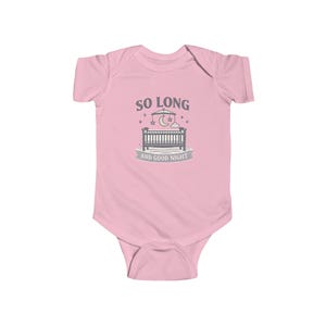 Pop Punk Baby Bodysuit | So Long and Good Night Emo Nursery Clothes image 10