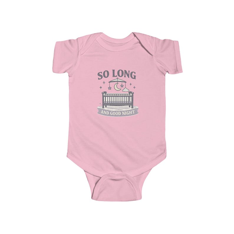 Pop Punk Baby Bodysuit | So Long and Good Night Emo Nursery Clothes image 10