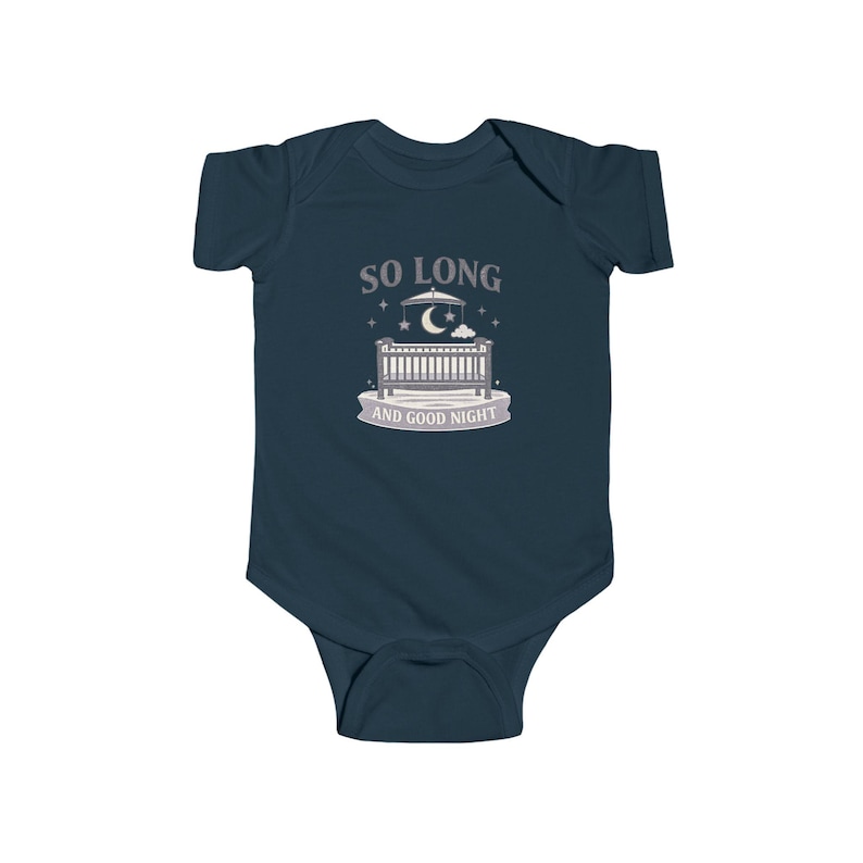 Pop Punk Baby Bodysuit | So Long and Good Night Emo Nursery Clothes image 9