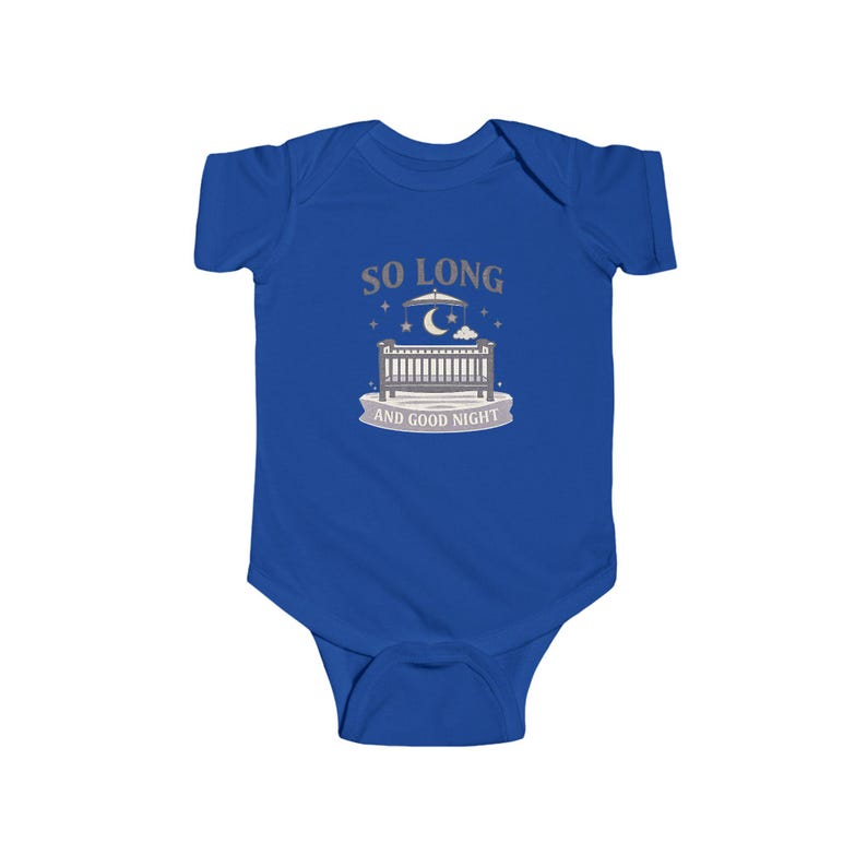 Pop Punk Baby Bodysuit | So Long and Good Night Emo Nursery Clothes image 7