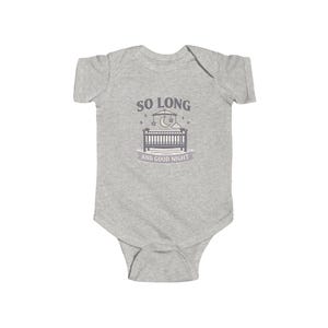 Pop Punk Baby Bodysuit | So Long and Good Night Emo Nursery Clothes image 2