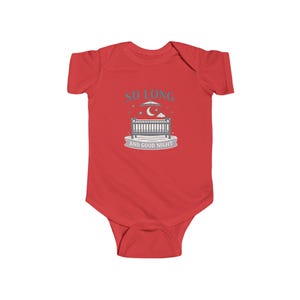 Pop Punk Baby Bodysuit | So Long and Good Night Emo Nursery Clothes image 11