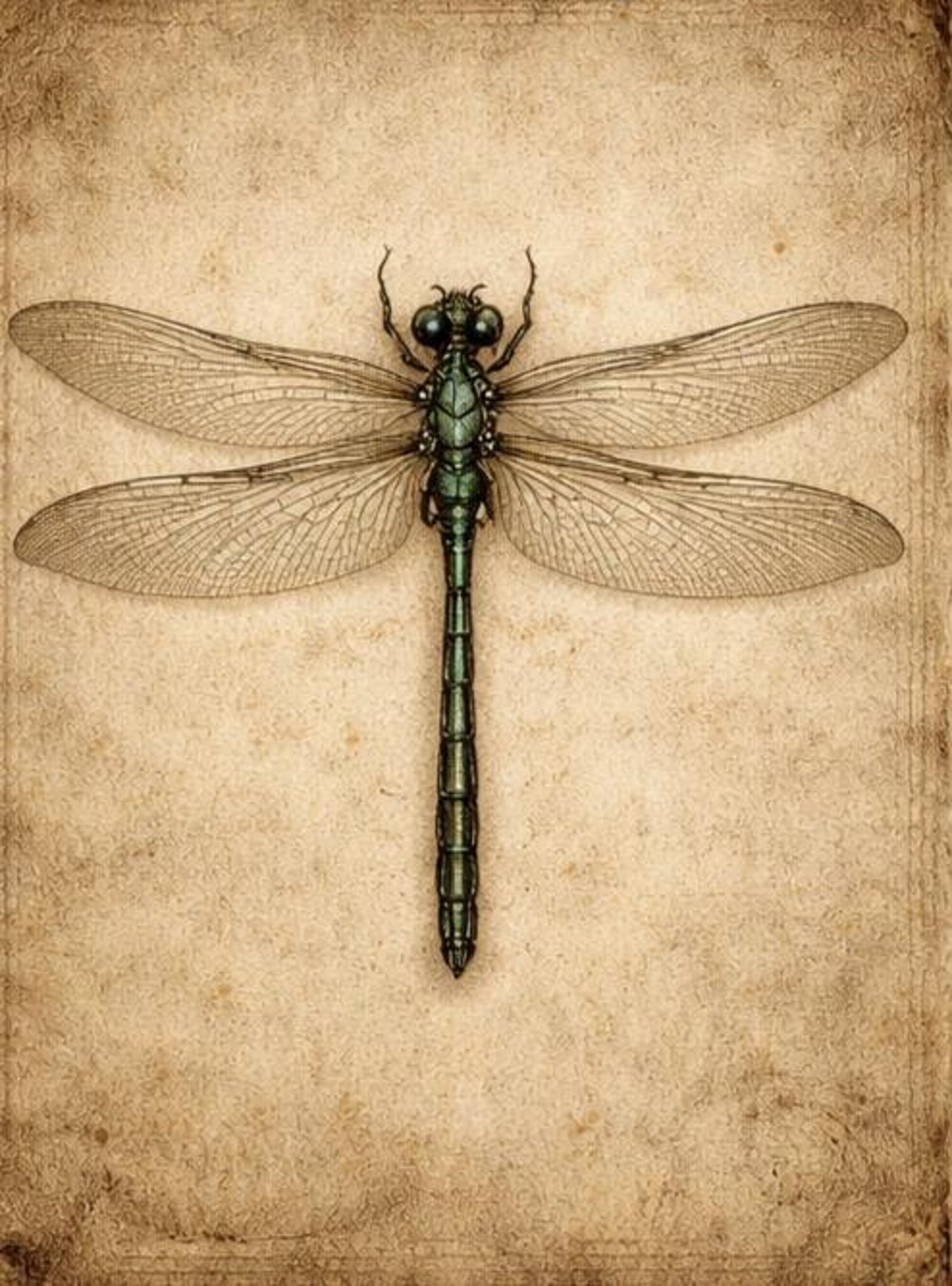 Vintage Insect Print Set | Dark Academia Entomology Art (digital ...