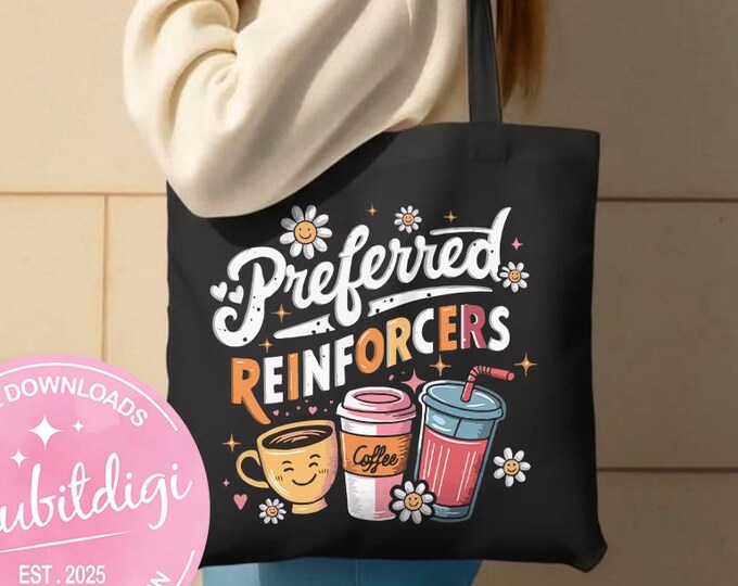 Coffee Preferred Reinforcer PNG, ABA Therapist Clipart, Funny Coffee Sublimation, Instant Download