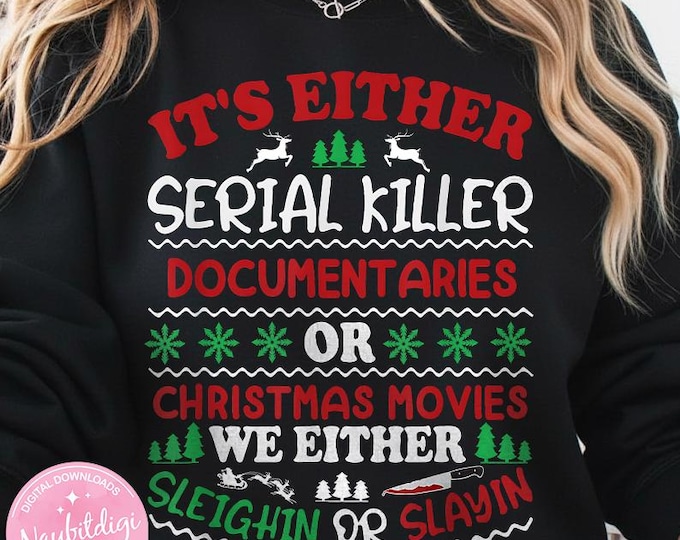 Funny Christmas Quote PNG, Dark Humor Holiday Clipart (Instant Download)