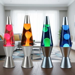 Unique Retro Lava Lamp Colorful Motion Wax Lamp Vintage Lava Lamps Mood Light Home Decore Gift Housewarming Gift Holiday Gift