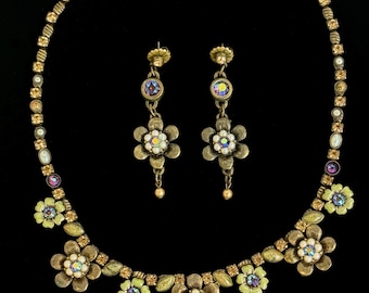 Vintage Mary DeMarco La Contessa Necklace and Earrings