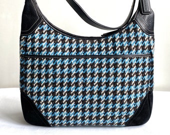 Coach Hamptons Hahnentritt Wolle Hobo F10279