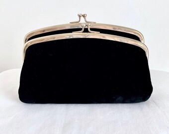 black prom clutch