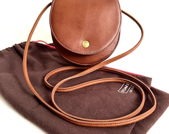 Vintage Coach 0515 Brown Leather Belt Bag Fanny Pack Size M-L Made Vintage Coach 0515 Brown Leather Belt Bag Fanny Pack Size M-L Made