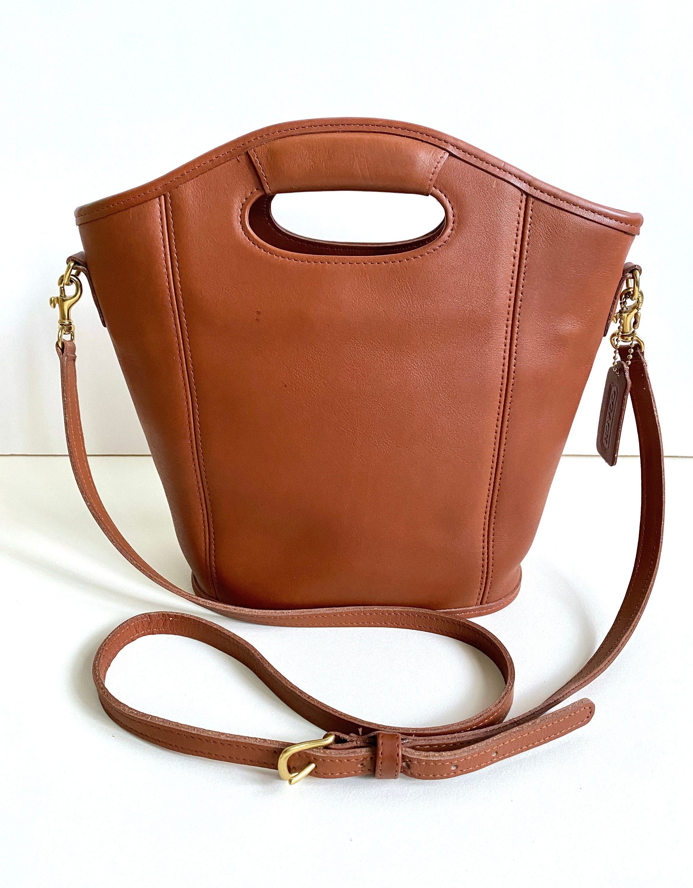 Vintage Coach Mini Shopper Tote, British Tan, Style 9993