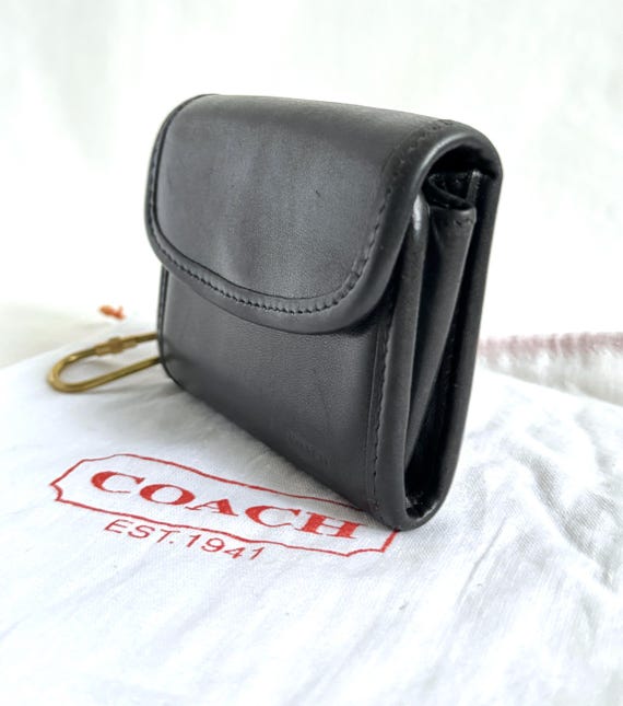 Coach Multi Function Purse Wallet Keyring, Black … - image 4