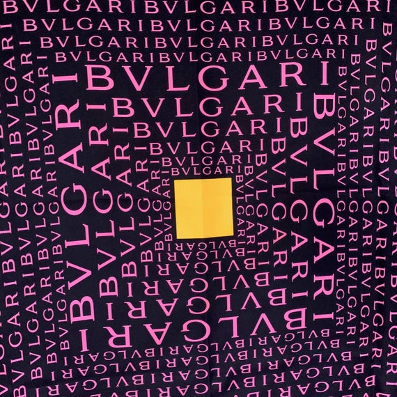 bvlgari logo scarf