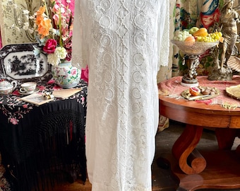Genuine Antique 1920's Lace and Lawn Dress