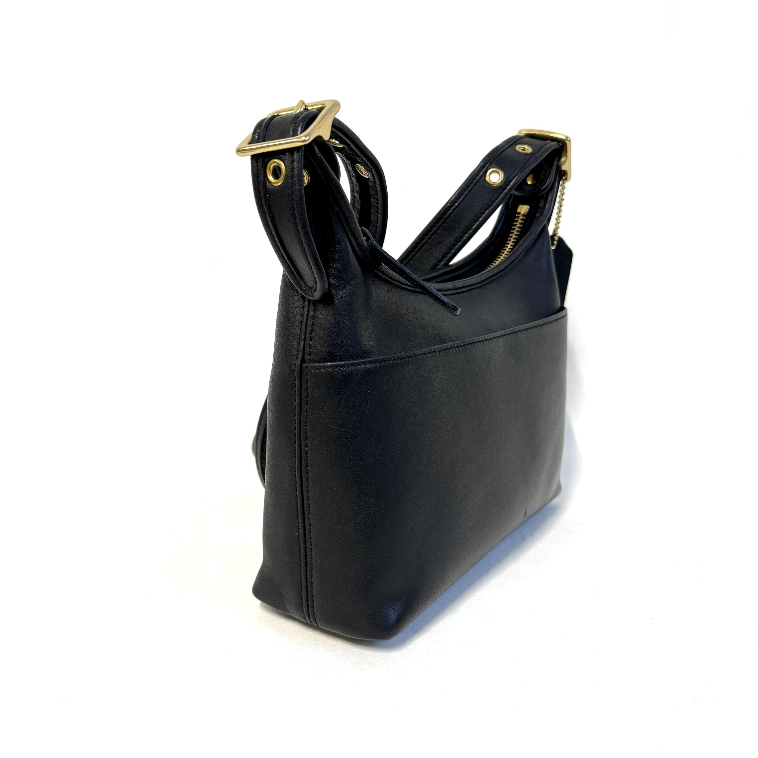 Coach Legacy Pocket Hobo, Black Leather, Style 9136 - Etsy