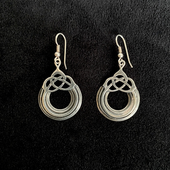 Vintage Ola Gorie Sterling Silver Earrings Made in Scotland