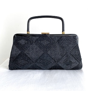 Vintage Garay Woven Straw Handbag, Clutch
