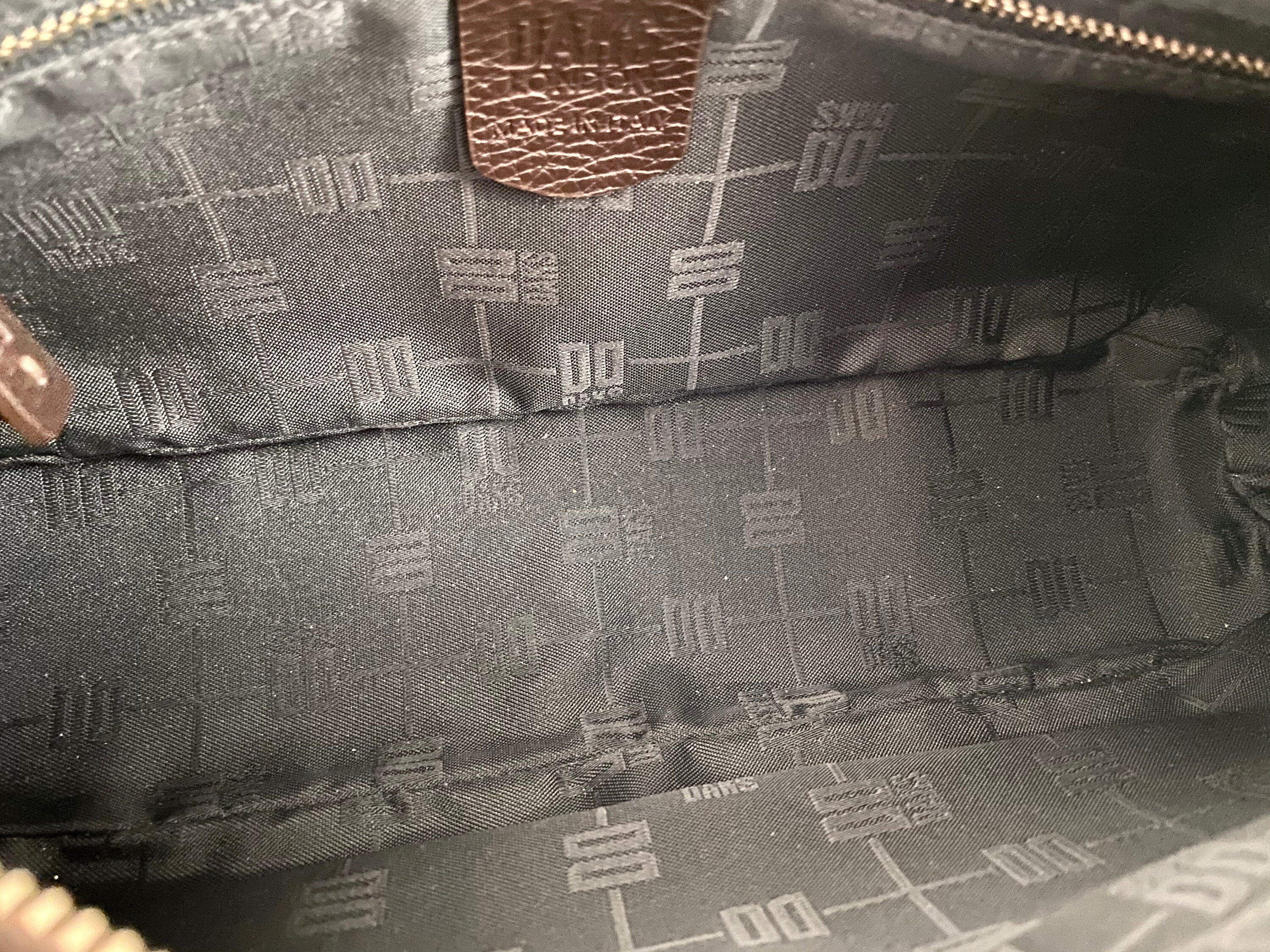 Daks London Brown Check Fabric and Leather Hobo Bag - Etsy