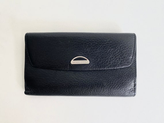 Braun Buffel Black Leather Wallet Made in Germany Etsy