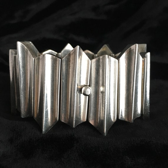 Antonio Pineda Zig Zag Bracelet Mexican Midcentur… - image 3