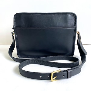 Bolso Coach Blazer, cuero negro, estilo 9830, fabricado en la ciudad de Nueva York, EE. UU.