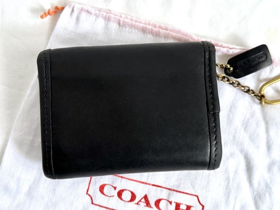 Coach Multi Function Purse Wallet Keyring, Black … - image 6