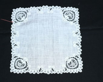 belgian lace handkerchief