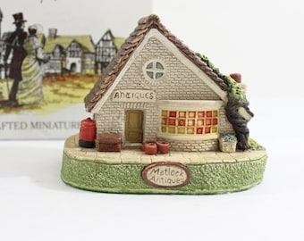 英国製　ミニチュアハウス　Memory Lane Cottages　陶器製 MEMORY LANE COTTAGES Peter Tomlins Vintage England Made Vtg