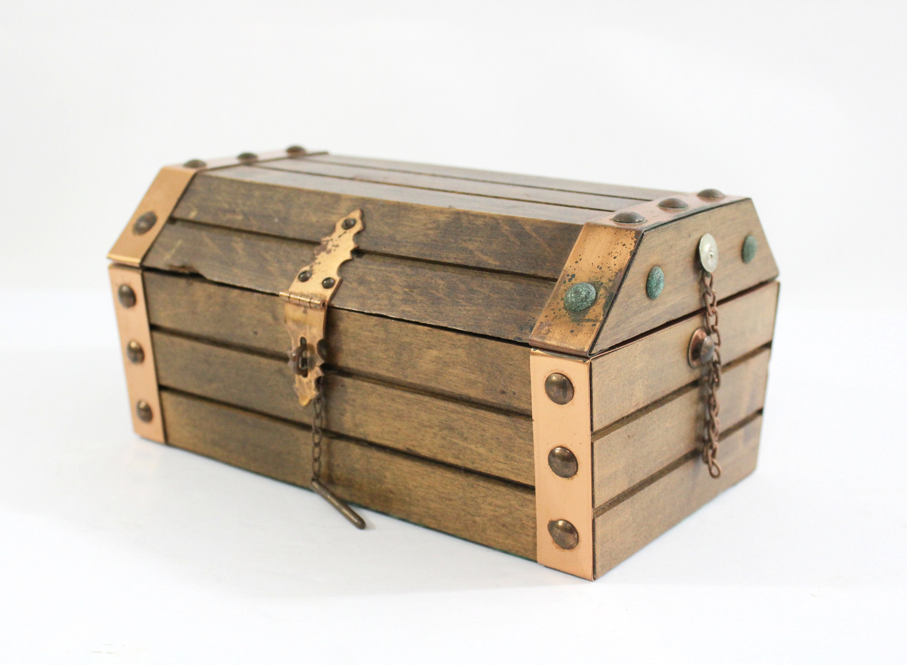 Pure Copper Square Wooden Box Toggle Latch Retro Decorative Lock Lock With  Screws For Suitcase Trunk Trunk Latch Clasp Jewelry Box