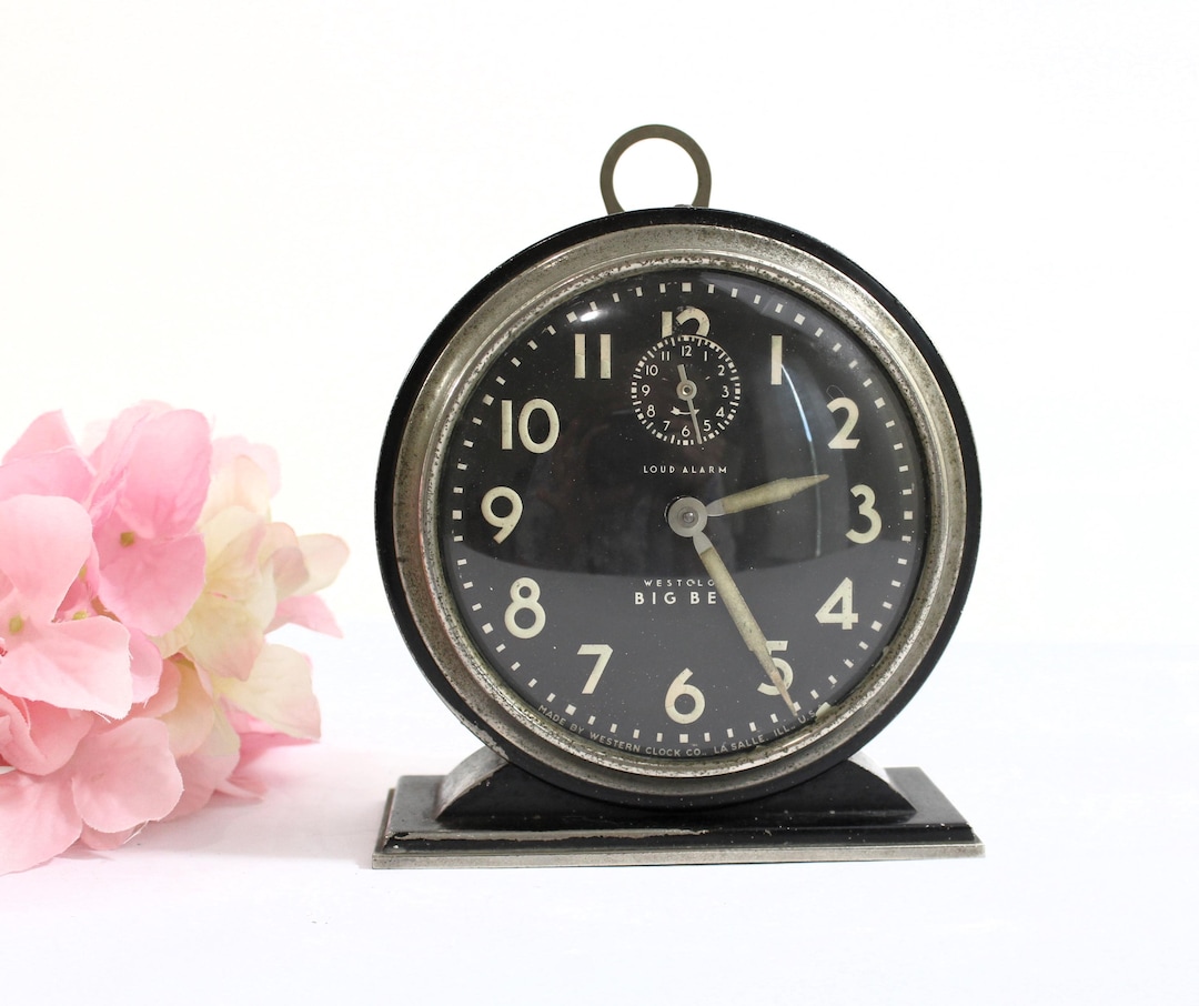 Vintage 30s-40s WORKING Westclox Big Ben Loud Alarm, Model 48-D, Manual ...