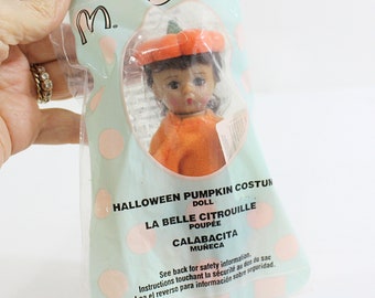 Vintage Madame Alexander Halloween Pumpkin Costume Doll, McDonald's Happy Meal Toy #5 from 2003, SEALED